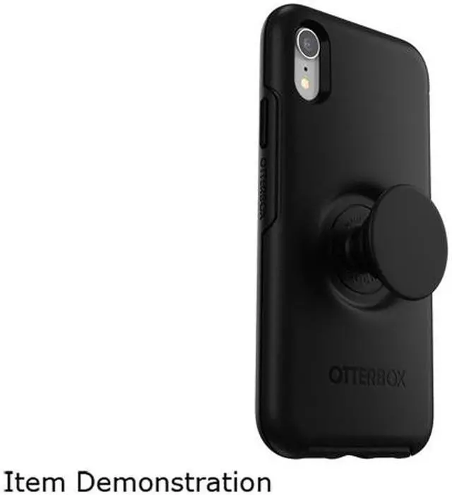 Alt view image 4 of 6 - Otterbox Otter + Pop Symmetry Series for iPhone XR, Black