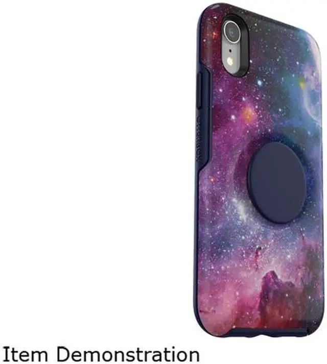 Alt view image 2 of 7 - Otterbox Otter + Pop Symmetry Series for iPhone XR, Blue Nebula
