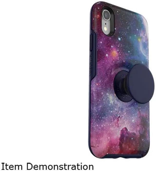 Alt view image 4 of 7 - Otterbox Otter + Pop Symmetry Series for iPhone XR, Blue Nebula