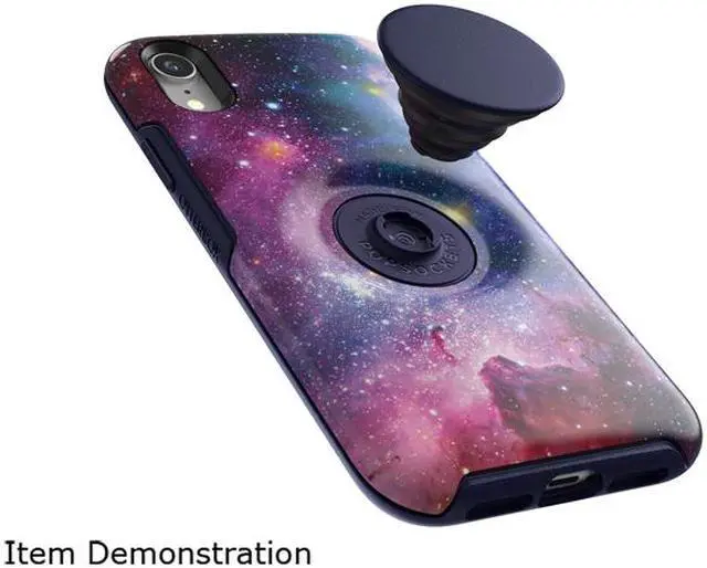 Alt view image 6 of 7 - Otterbox Otter + Pop Symmetry Series for iPhone XR, Blue Nebula