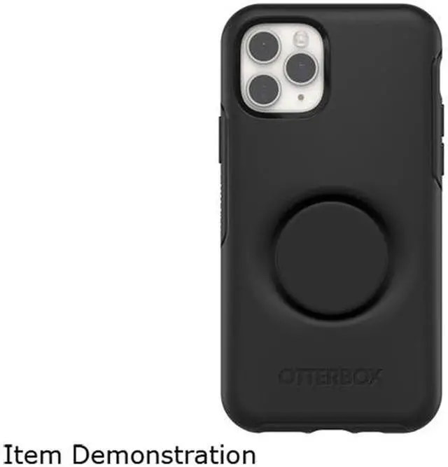 Alt view image 2 of 10 - Otterbox iPhone 11 Pro Otter + Pop Symmetry Series Case, Black