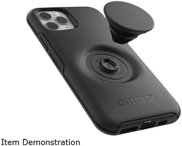 Alt view image 8 of 10 - Otterbox iPhone 11 Pro Otter + Pop Symmetry Series Case, Black