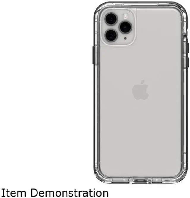 Alt view image 2 of 6 - Lifeproof Next Case for iPhone 11 Pro Max, Black/Crystal