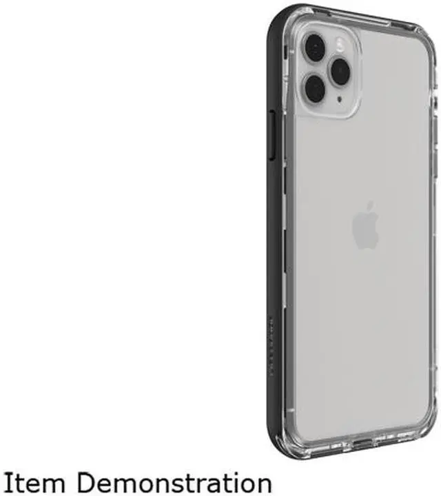 Alt view image 3 of 6 - Lifeproof Next Case for iPhone 11 Pro Max, Black/Crystal