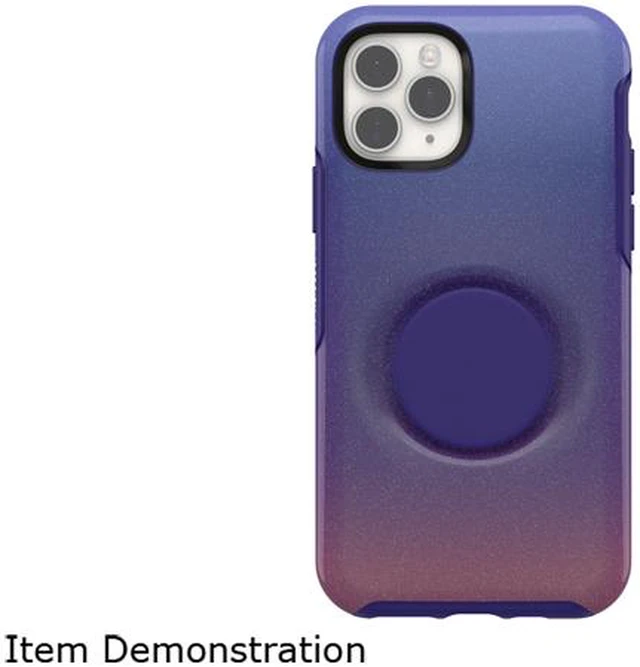 Alt view image 2 of 9 - Otterbox iPhone 11 Pro Otter + Pop Symmetry Series Case, Violet Dusk