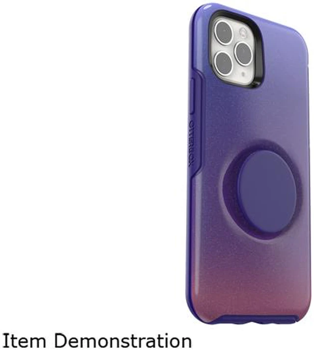 Alt view image 3 of 9 - Otterbox iPhone 11 Pro Otter + Pop Symmetry Series Case, Violet Dusk