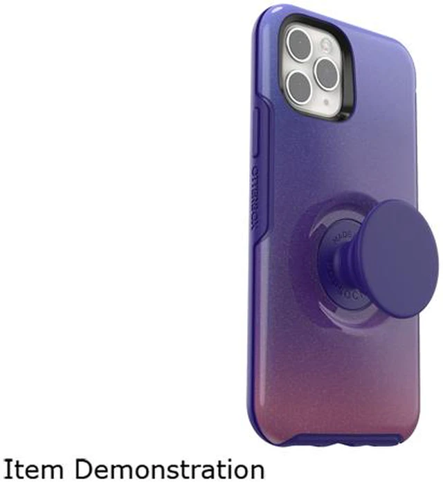 Alt view image 5 of 9 - Otterbox iPhone 11 Pro Otter + Pop Symmetry Series Case, Violet Dusk