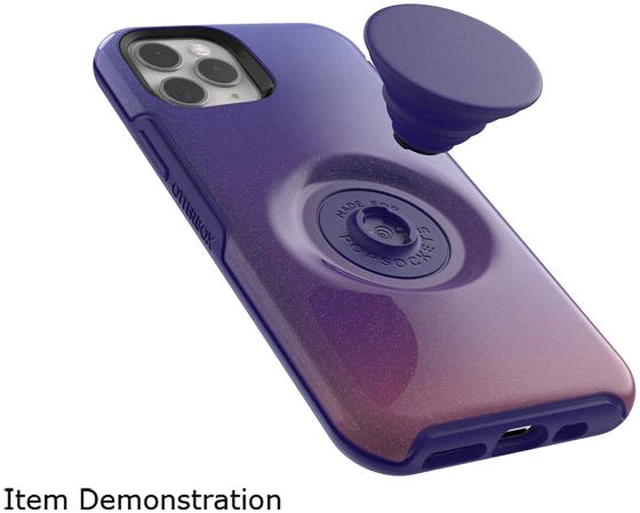 Alt view image 6 of 9 - Otterbox iPhone 11 Pro Otter + Pop Symmetry Series Case, Violet Dusk