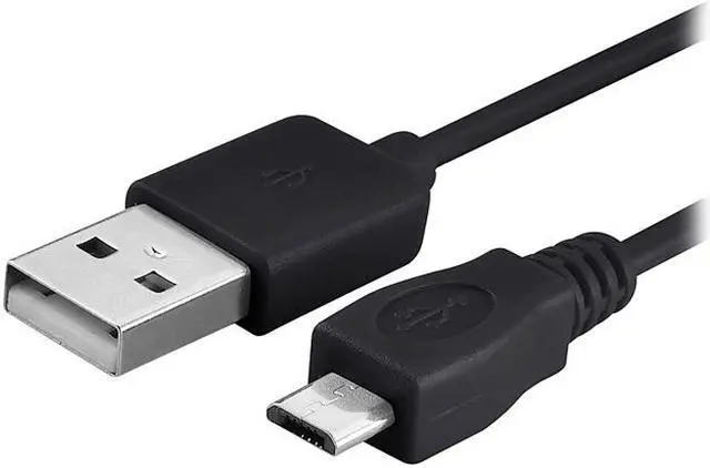 Main image of Insten 1667978 Black 1 x 10ft Micro USB 2-in-1 Cable