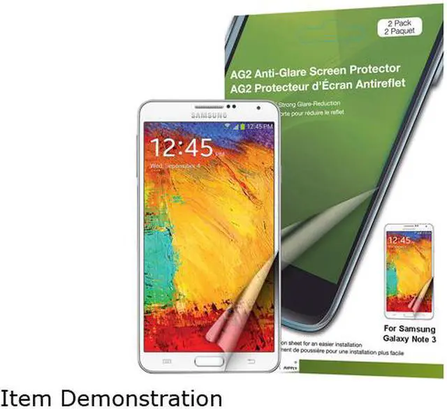 Main image of Green Onions Supply AG2 Anti-Glare Screen Protector for Samsung Galaxy Note III/3 (2-Pack) RT-SPSGN30