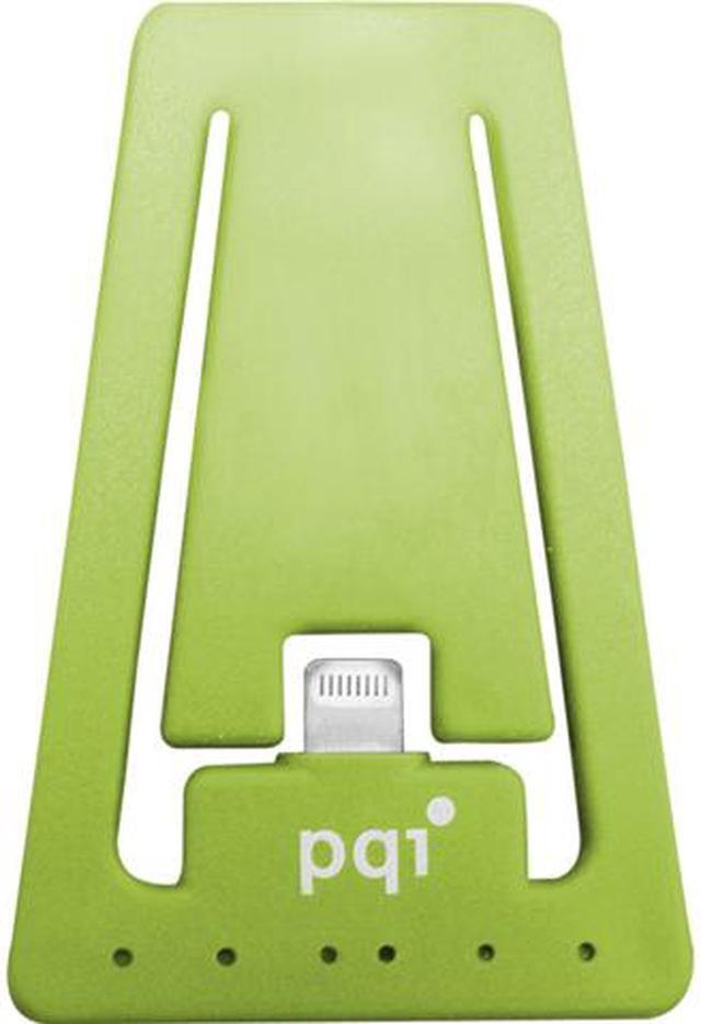 Main image of PQI 6PCJ-008R0002A Green i-Cable Stand Apple Certified MFI iPhone Stand with Lightning Connector