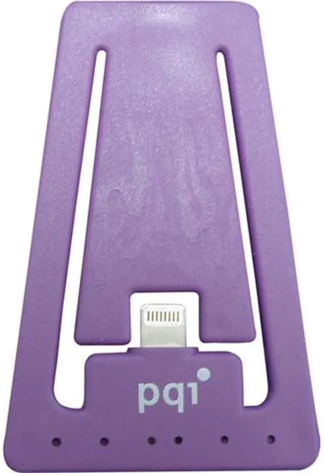 Main image of PQI 6PCJ-008R0003A Purple i-Cable Stand Apple Certified MFI iPhone Stand with Lightning Connector