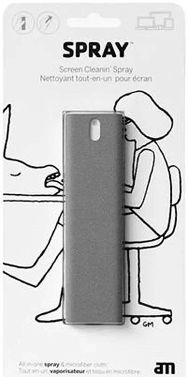 Alt view image 2 of 3 - AM Denmark Spray Grey Screen Cleaner Blister 8551612