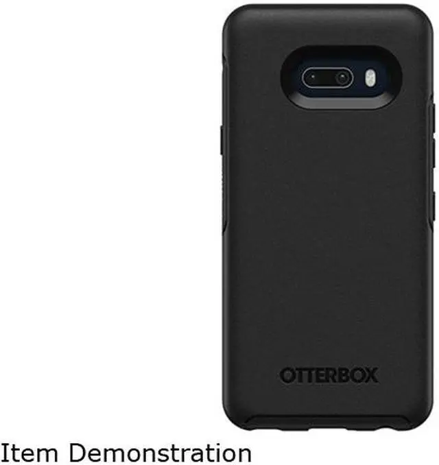 Alt view image 2 of 3 - OtterBox LG G8XThinQ Symmetry Series Case, Black