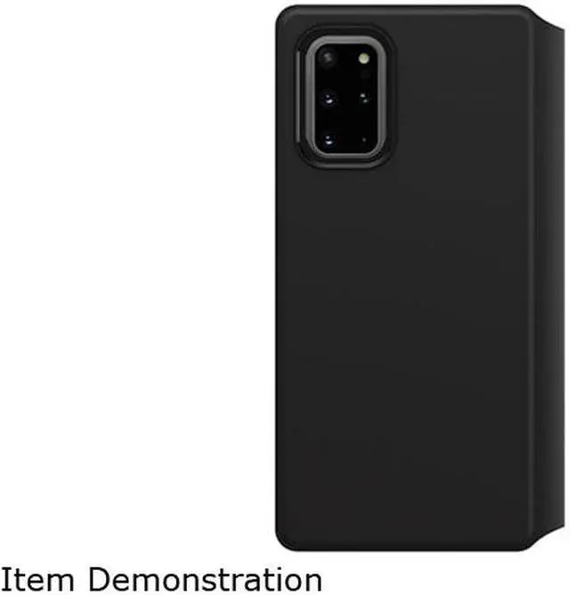 Main image of OtterBox Galaxy S20+/Galaxy S20+ 5G Strada Series Via Case, Black Night