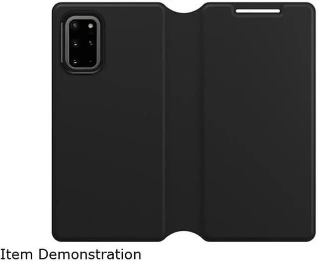 Alt view image 2 of 4 - OtterBox Galaxy S20+/Galaxy S20+ 5G Strada Series Via Case, Black Night