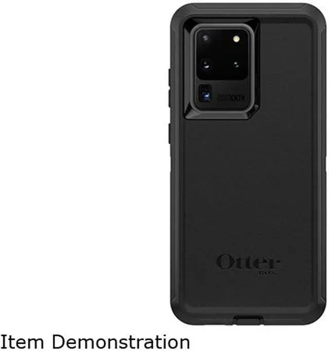 Alt view image 2 of 3 - OtterBox Galaxy S20 Ultra 5G Defender Series Case, Black