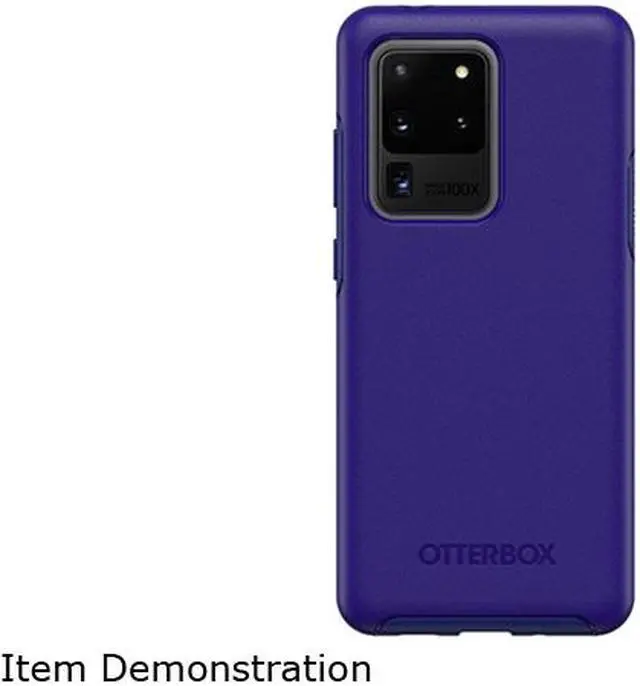 Alt view image 2 of 3 - OtterBox Galaxy S20 Ultra 5G Symmetry Series Case, Sapphire Secret Blue