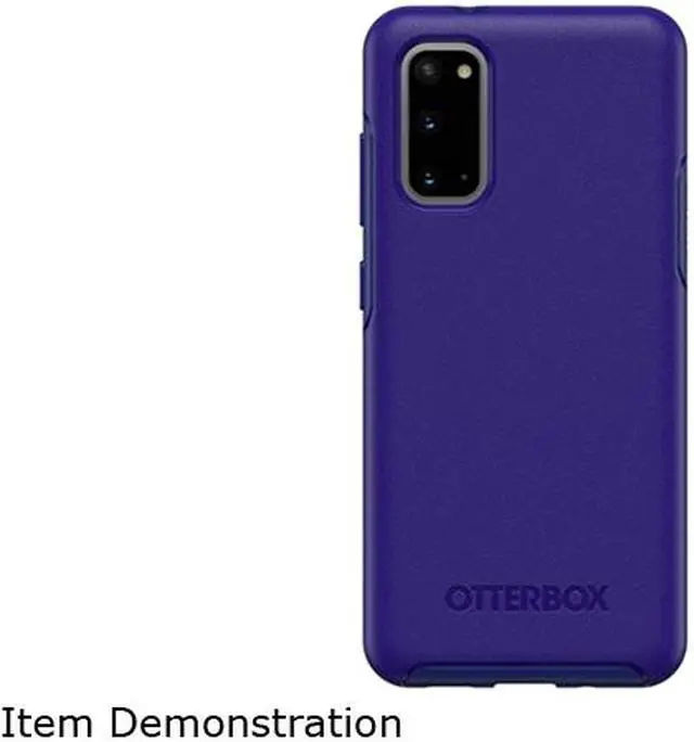 Alt view image 2 of 3 - OtterBox Galaxy S20/Galaxy S20 5G Symmetry Series Case, Sapphire Secret Blue