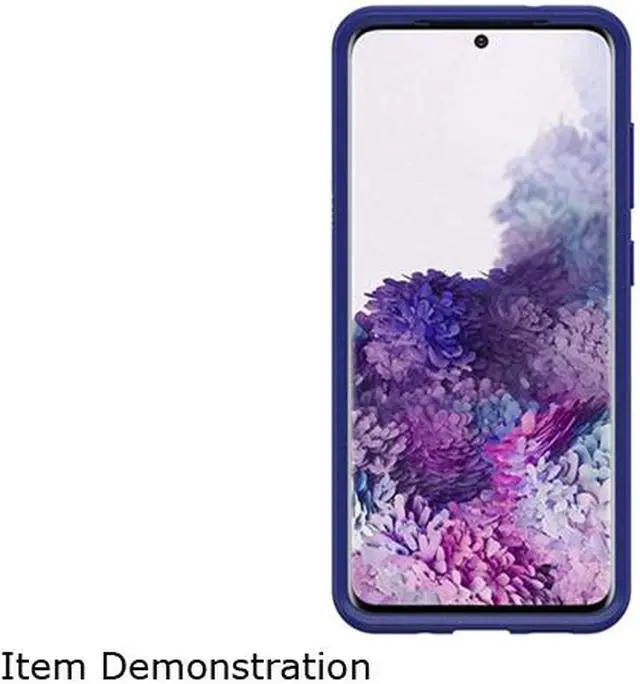 Alt view image 3 of 3 - OtterBox Galaxy S20/Galaxy S20 5G Symmetry Series Case, Sapphire Secret Blue