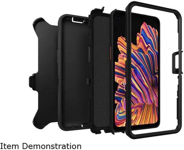 Alt view image 4 of 7 - OtterBox Defender Series Case For Galaxy Xcover Pro - Propack Packaging, Black
