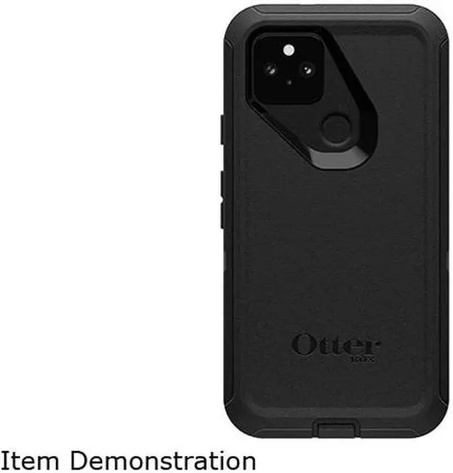 Main image of OtterBox Defender Series Black Case for Google Pixel 5 77-65747