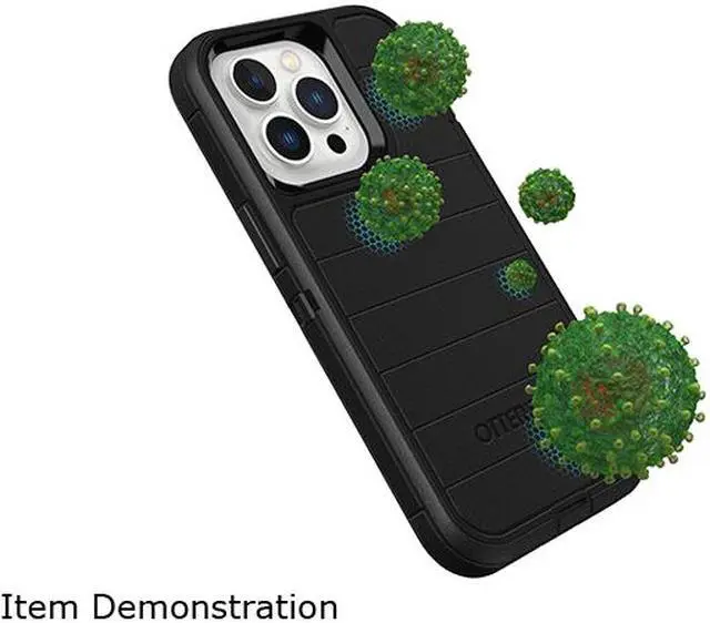 Alt view image 4 of 4 - OtterBox Defender Series Pro Black Case for iPhone 13 Pro 77-83531