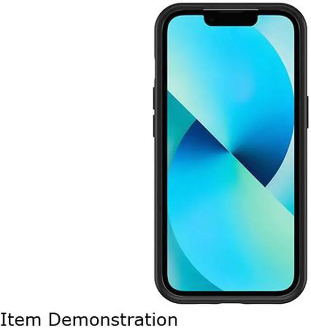 Alt view image 2 of 3 - OtterBox Symmetry Series Antimicrobial Case Black Case for iPhone 13 77-85339