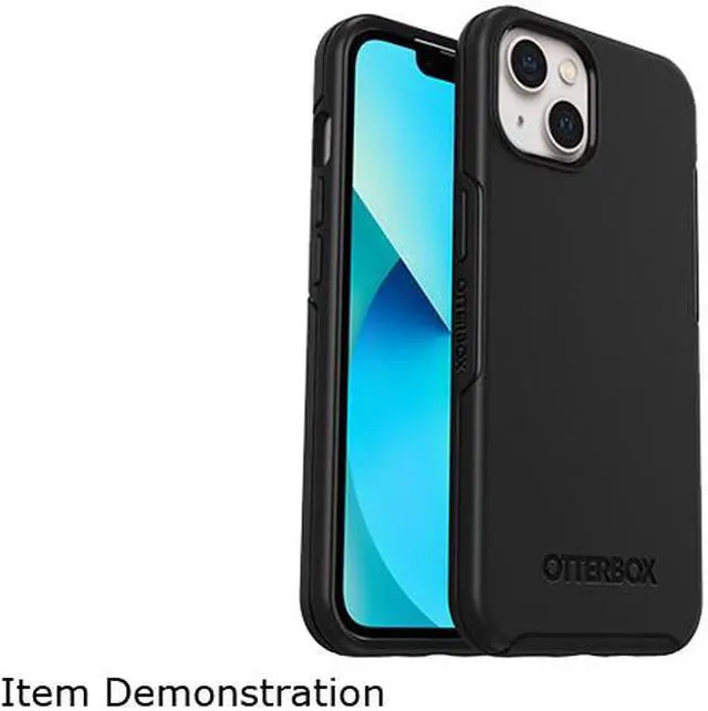 Alt view image 3 of 3 - OtterBox Symmetry Series Antimicrobial Case Black Case for iPhone 13 77-85339