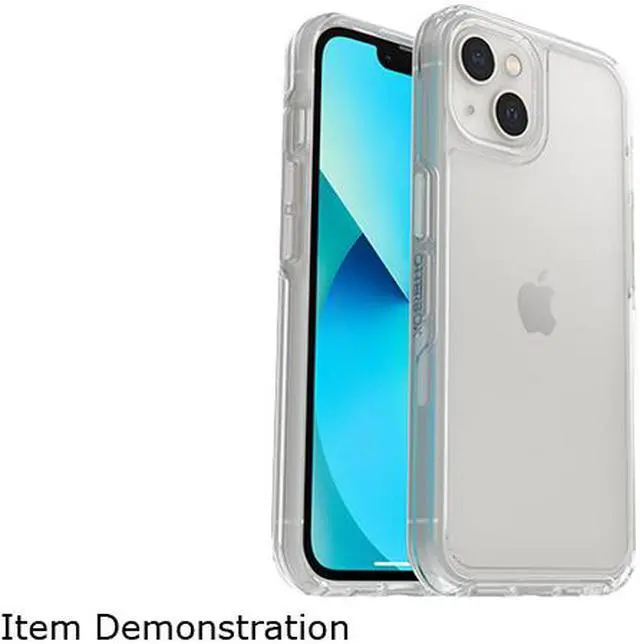 Alt view image 3 of 4 - OtterBox Symmetry Series Clear Antimicrobial Case Clear Case for iPhone 13 77-85303