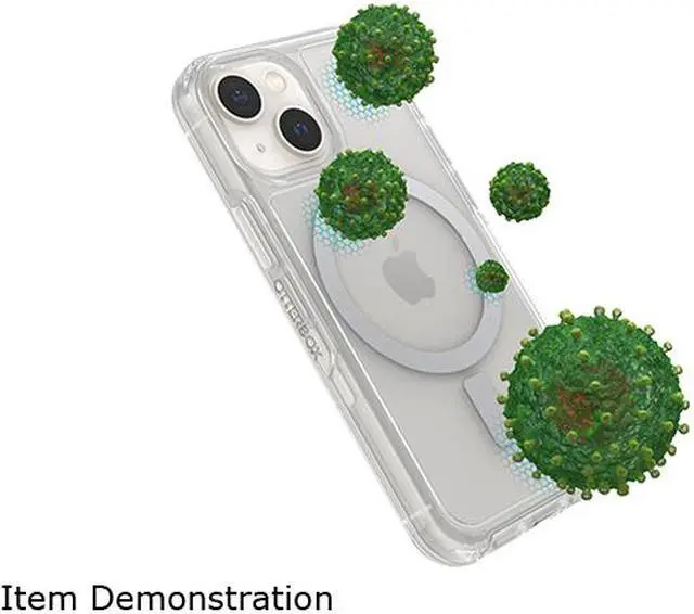 OtterBox Symmetry Series+ Clear Antimicrobial Case for MagSafe Stardust ...