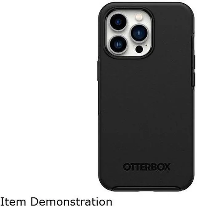 Main image of OtterBox Symmetry Series+ Antimicrobial Case with MagSafe Black Case for iPhone 13 Pro 77-83588