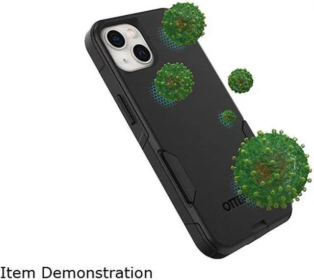 Alt view image 5 of 5 - OtterBox Commuter Series Antimicrobial Case Black Case for iPhone 13 77-85414