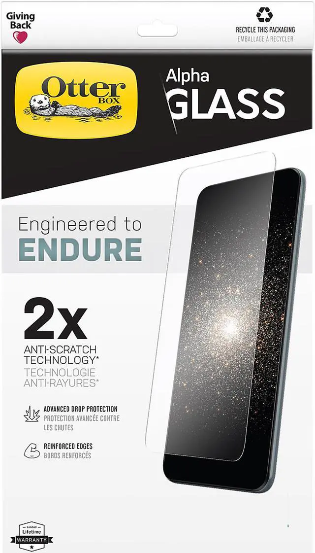 Main image of OtterBox Alpha Glass Clear iPhone 13 Pro Max Screen Protector 77-85969