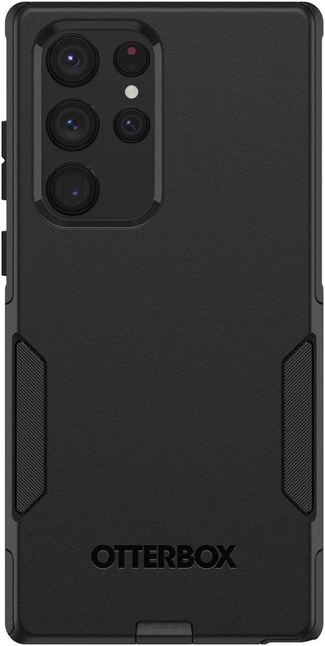 Alt view image 2 of 3 - OtterBox Commuter Series Antimicrobial Black Galaxy S22 Ultra Case 77-86396