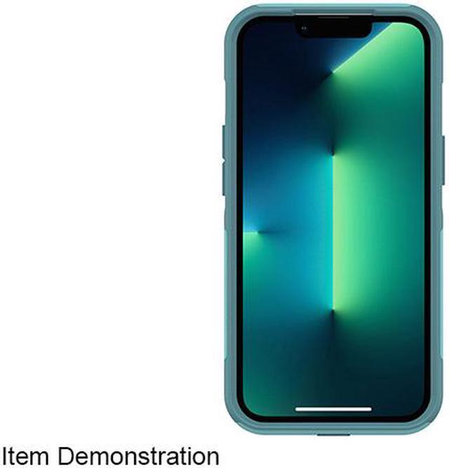 Alt view image 2 of 3 - OtterBox Commuter Series Antimicrobial Riveting Way (Teal) iPhone 13 Pro Case 77-83438