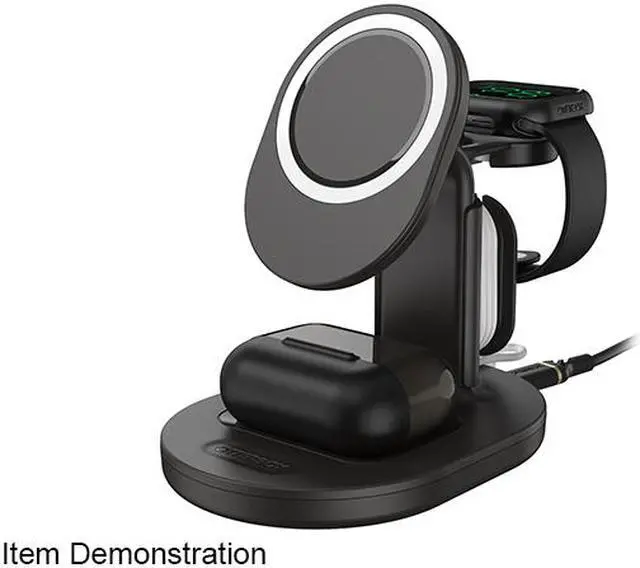 Main image of OtterBox 78-80565 Radiant Night (Black) 3-in-1 Charging Station for MagSafe