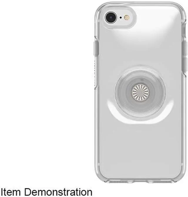 Main image of OtterBox Otter + Pop Symmetry Series Clear Clear Pop iPhone SE (3rd and 2nd gen) and iPhone 8/7 Case 77-80989