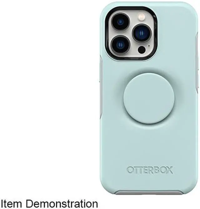 Main image of OtterBox Otter + Pop Symmetry Series Antimicrobial Tranquil Waters (Light Teal / Grey) iPhone 13 Pro Case 77-83545