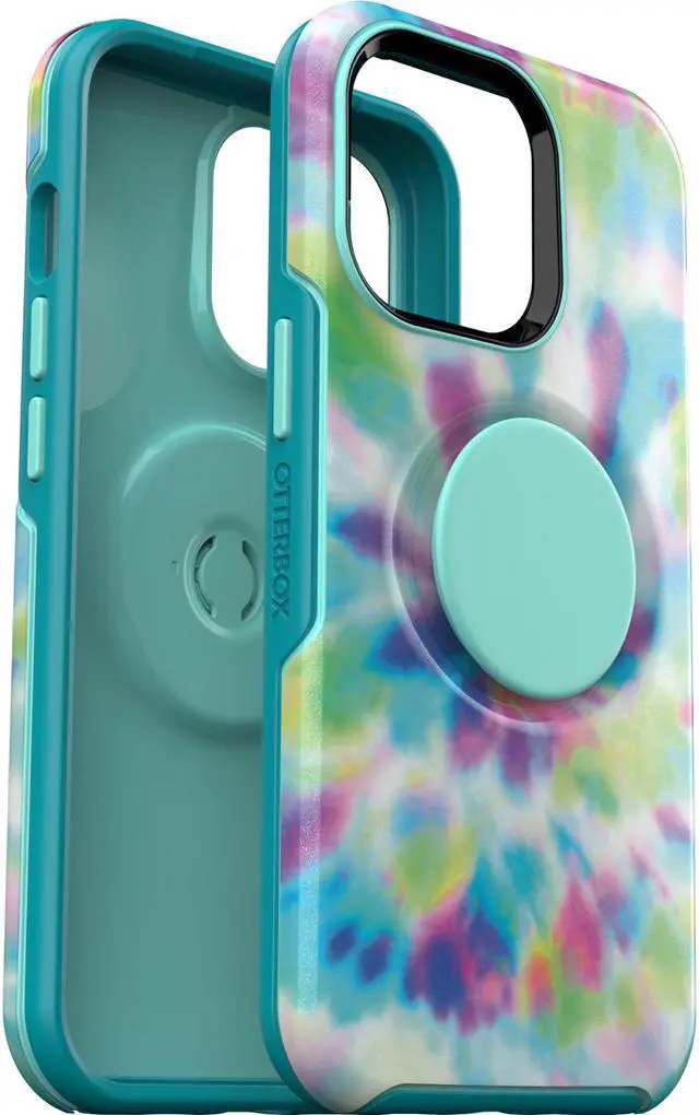 Main image of OtterBox Otter + Pop Symmetry Series Antimicrobial Day Trip Graphic (Green / Blue / Purple) iPhone 13 Pro Case 77-84578