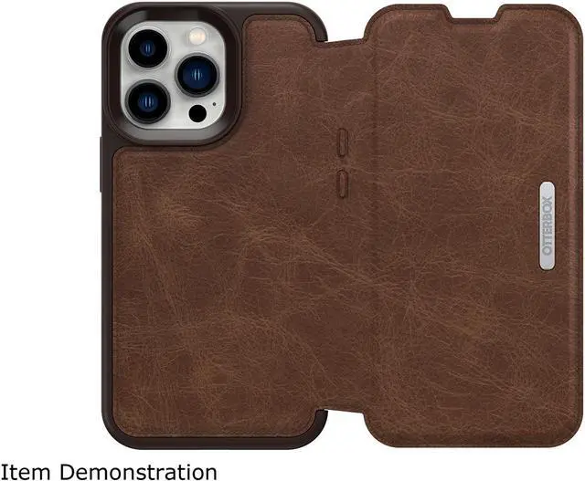 Alt view image 3 of 3 - OtterBox Strada Series Espresso (Brown) iPhone 13 Pro Case 77-85797