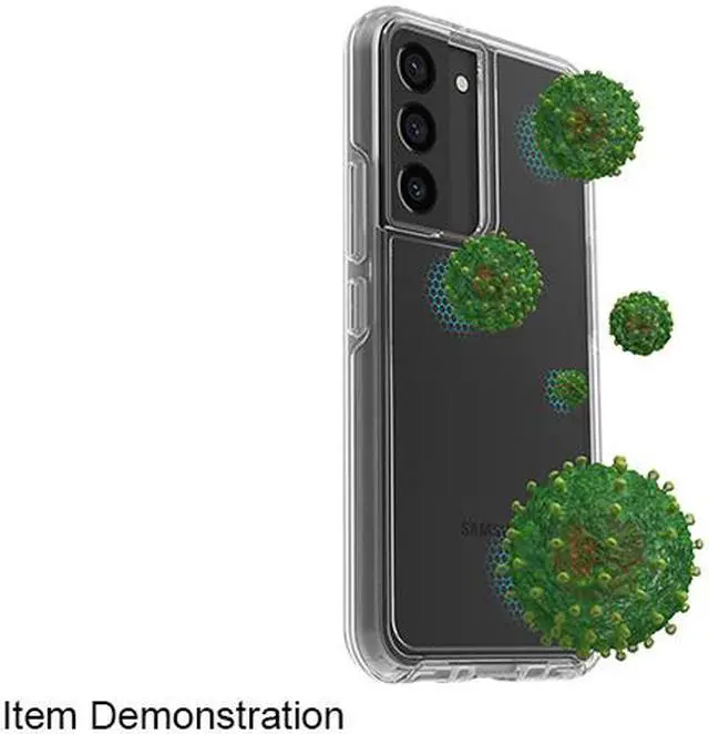 Alt view image 3 of 4 - OtterBox Symmetry Series Clear Antimicrobial Clear Galaxy S22 Case 77-86500