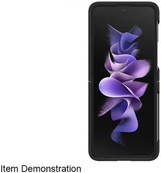 Alt view image 3 of 3 - OtterBox Thin Flex Series Black Galaxy Z Flip3 5G Case 77-84859
