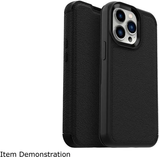 Main image of OtterBox Strada Series Shadow (Black) iPhone 13 Pro Case 77-85796