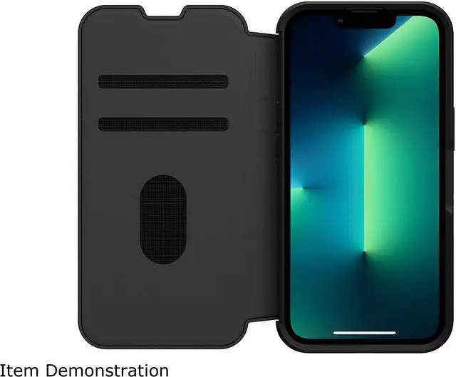 Alt view image 3 of 3 - OtterBox Strada Series Shadow (Black) iPhone 13 Pro Case 77-85796