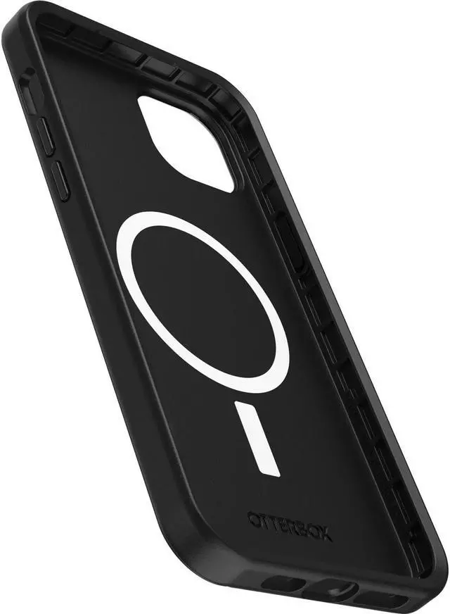 Alt view image 2 of 3 - OtterBox 77-88994 Symmetry Series+ Antimicrobial Black iPhone 14 Plus Case for MagSafe