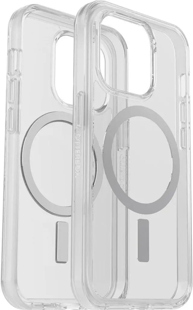 Alt view image 3 of 3 - OtterBox 77-89225 Symmetry Series+ Clear Antimicrobial Clear iPhone 14 Pro Case for MagSafe