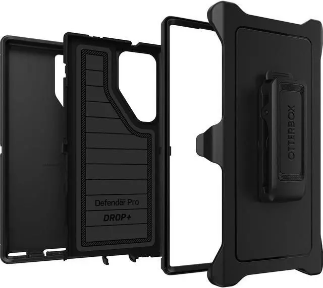 Alt view image 2 of 5 - OtterBox Defender Series Pro Black Galaxy S23 Ultra Case 77-91064