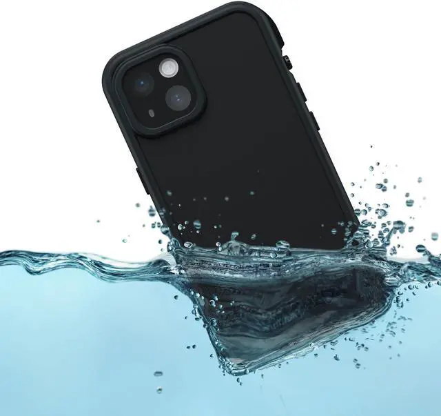 Alt view image 2 of 2 - OtterBox Fre Series Black iPhone 14 Case for MagSafe 77-90178