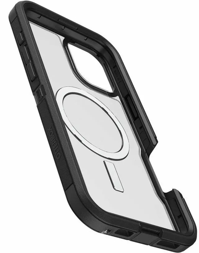 Alt view image 2 of 2 - OtterBox Defender Series Pro XT for MagSafe, iPhone 16 Plus Case, Clear with Dark Side